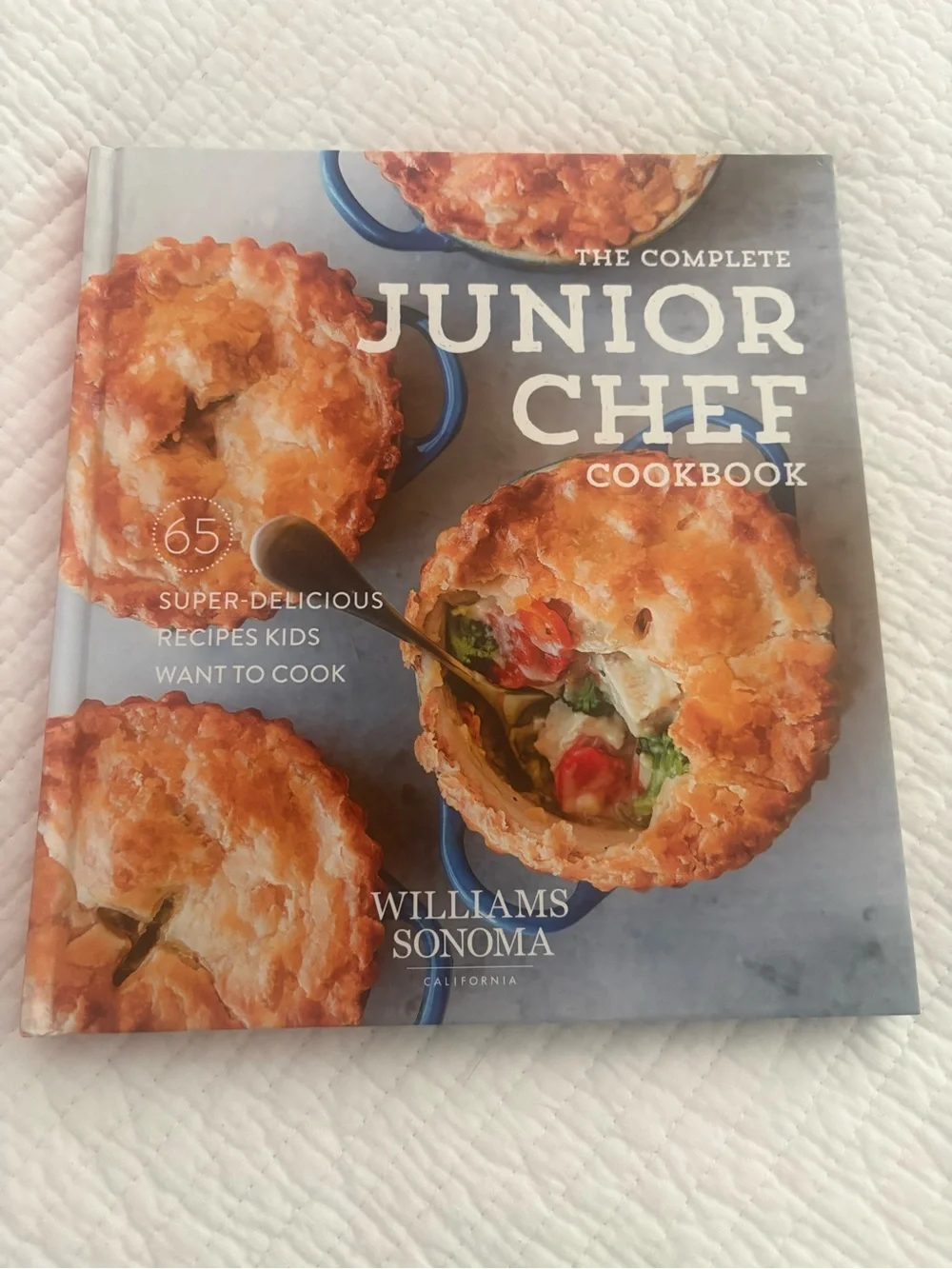 Williams Sonoma Junior Chef Cookbook - Blue & Brown Cover